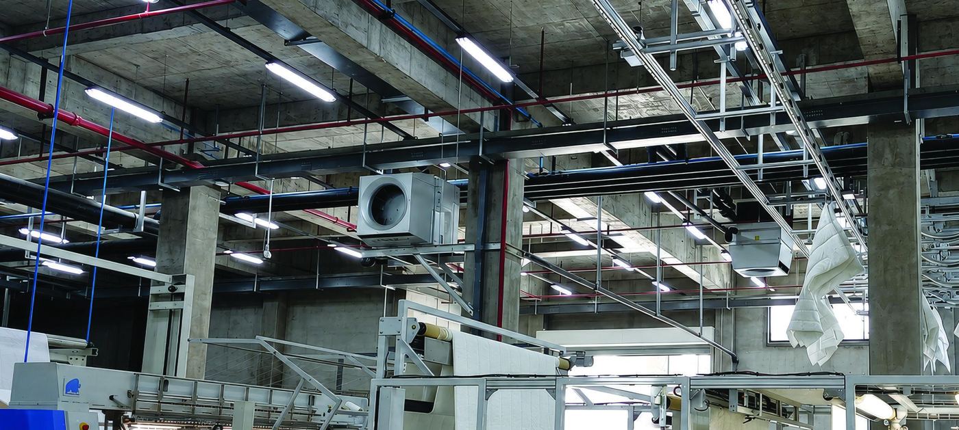 Gas heating for production halls: warm air units versus a boiler house