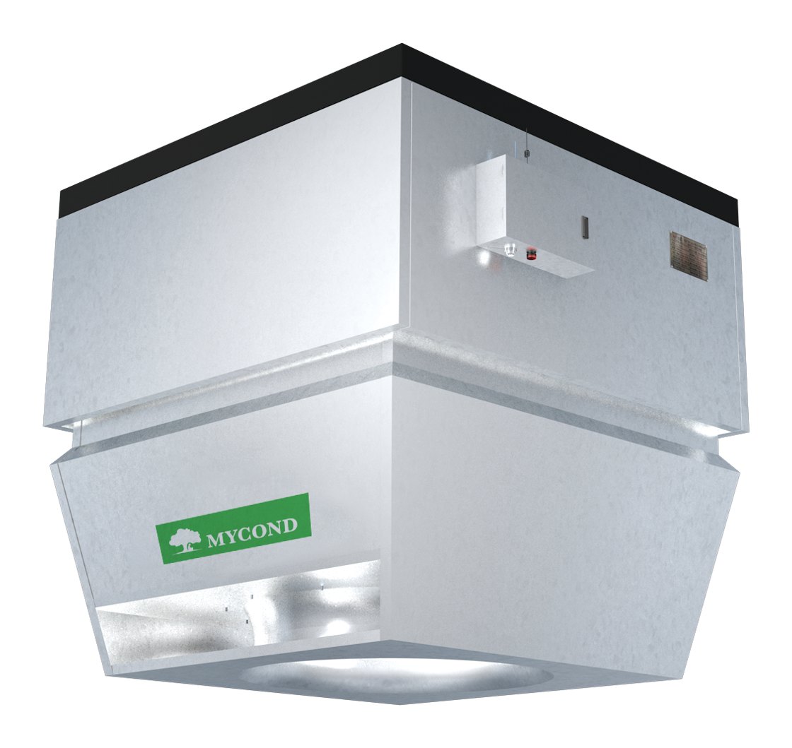 Mycond OXA-D unit — hot water heating