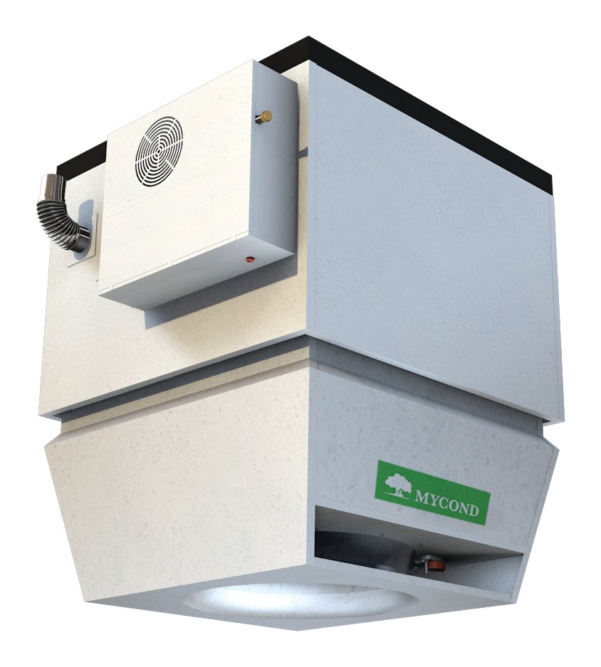 Mycond OXA-GD unit — gas-fired heating