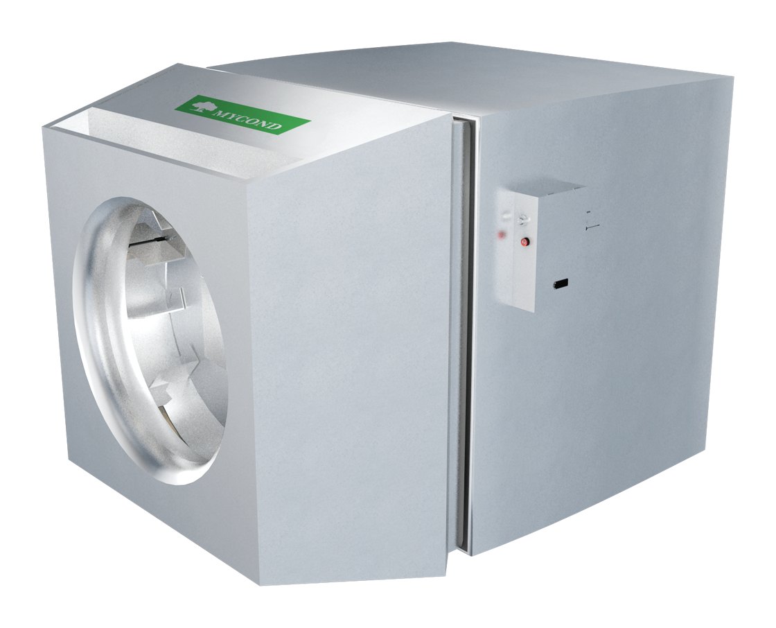 Mycond OXA-SD unit — horizontal air discharge