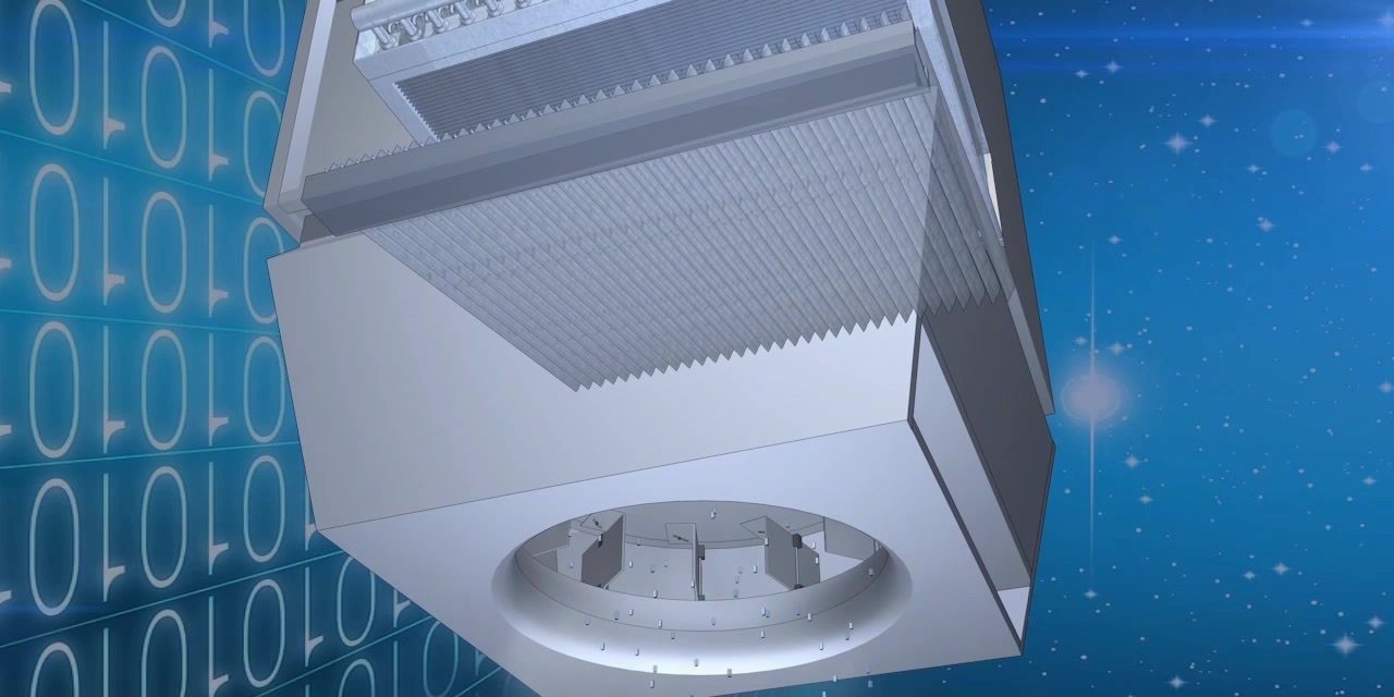 OXA cooling mode — cutaway of the perimeter coil with droplet eliminator